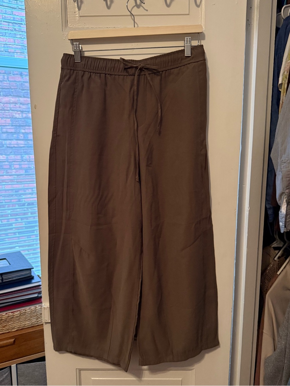 NWT Zara Barrel Leg Drawstring Pants